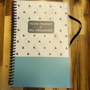 Home Finance Bill Organizer Book